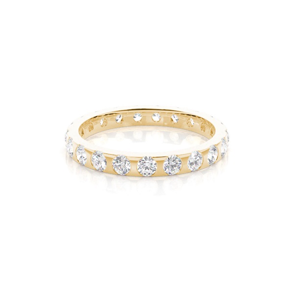 Full Bezel Setting Full Eternity Diamond Ring