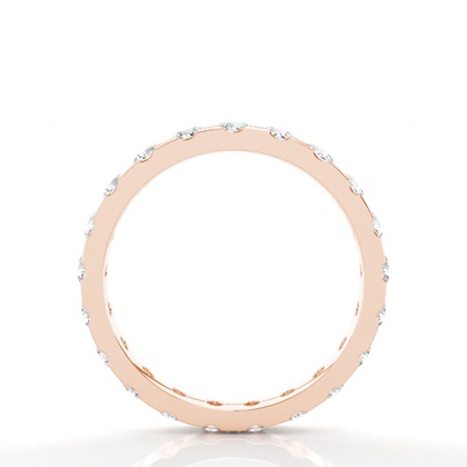Rose Gold Eternity Diamond Rings