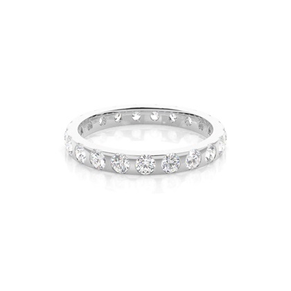 Full Bezel Setting Full Eternity Diamond Ring