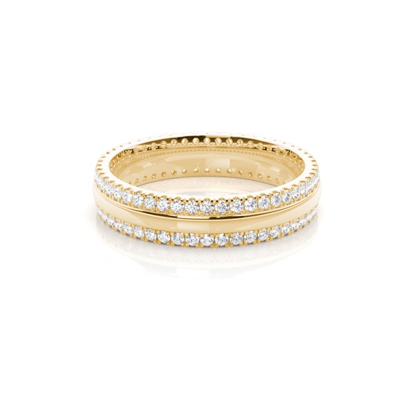 Illusion Setting Full Eternity Diamond Ring