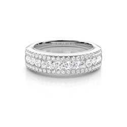 Bequem geschliffener Diamant Trauring