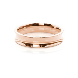 Concave Profile Comfort Fit Classic Plain Wedding Band