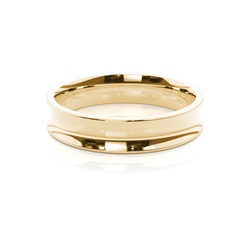 Concave Profile Comfort Fit Classic Plain Wedding Band