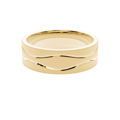 Men's Yellow Gold Wedding Rings & Bands