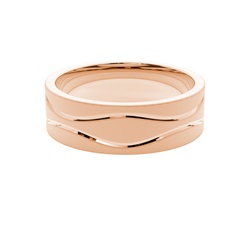 7.00mm Slight Comfort Fit Mens Plain Wedding Band