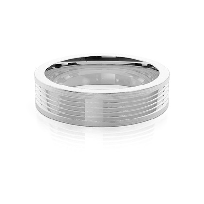 6.00mm Slight Comfort Fit Mens Plain Wedding Band