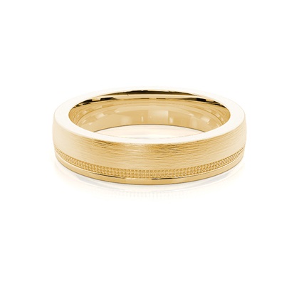 Men's Yellow Gold Wedding Rings & Bands