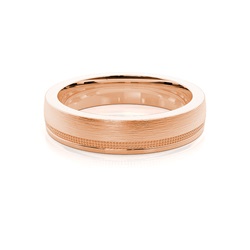 5.00mm Court Profile Comfort Fit Classic Plain Wedding Band