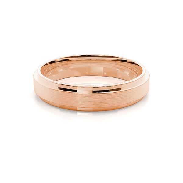 5.00mm Slight Comfort Fit Mens Plain Wedding Band