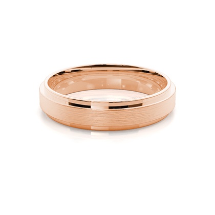 Men's Rose Gold Wedding Rings & Bands