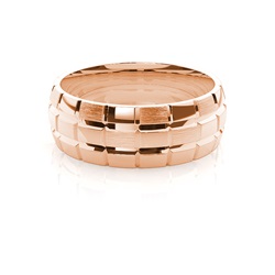 8.00mm Court Profile Comfort Fit Classic Plain Wedding Band