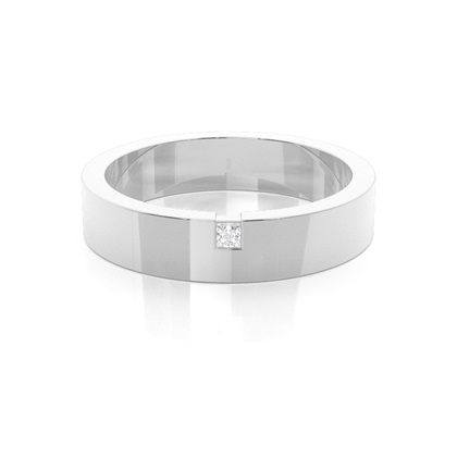 Men's Princess Wedding Rings & Bands