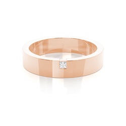 Gespickt Leichte Passform Diamant Hochzeits Band