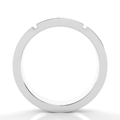 Gespickt Leichte Passform Diamant Hochzeits Band