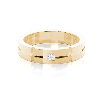 Men's Princess Wedding Rings & Bands