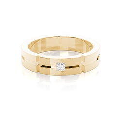 Gespickt Leichte Passform Diamant Hochzeits Band
