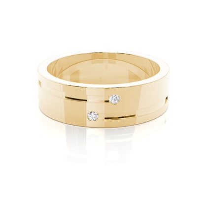 Gelbgold Mann Eheringe
