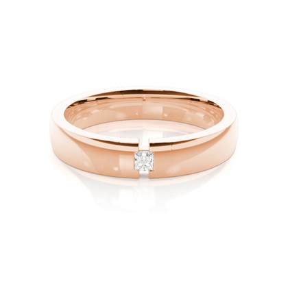 Men's Rose Gold Wedding Rings & Bands