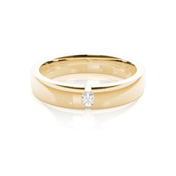 4.50mm Studded Slight Comfort Fit Diamond Wedding Band