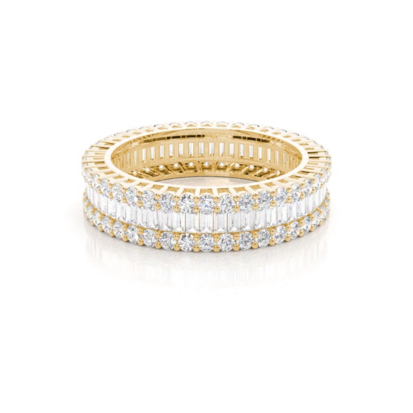 4 Prong Setting Full Eternity Diamond Ring