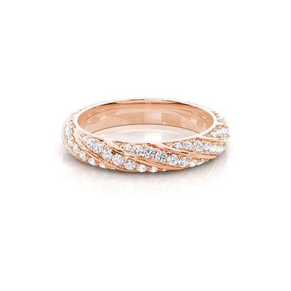 Pave Setting Full Eternity Diamond Ring