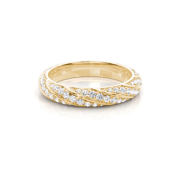 Pave Setting Full Eternity Diamond Ring