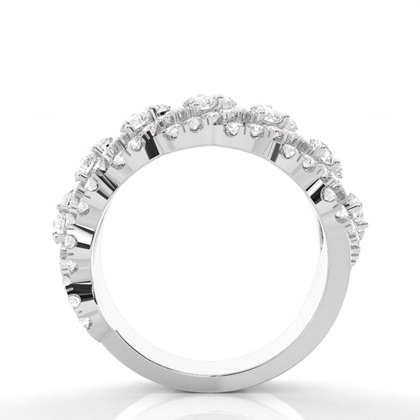Platinum Statement Diamond Rings 