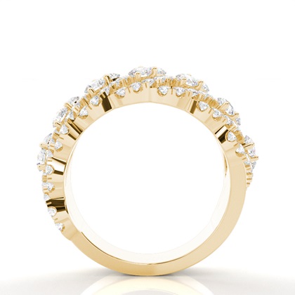 Yellow Gold Statement Diamond Rings