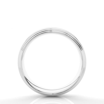 Silver Men's Wedding Bands