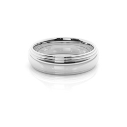 5.50mm Court Profile Slight Comfort Fit Classic Plain Wedding Band