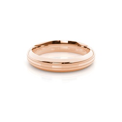 4.00mm Court Profile Slight Comfort Fit Plain Wedding Band