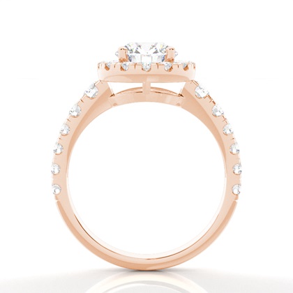 Rose Gold Diamond Engagement Rings