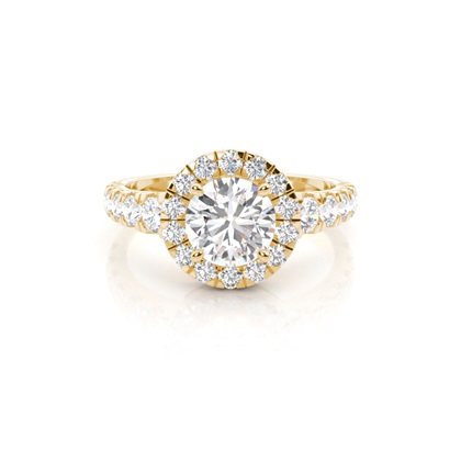 Yellow Gold Diamond Engagement Rings