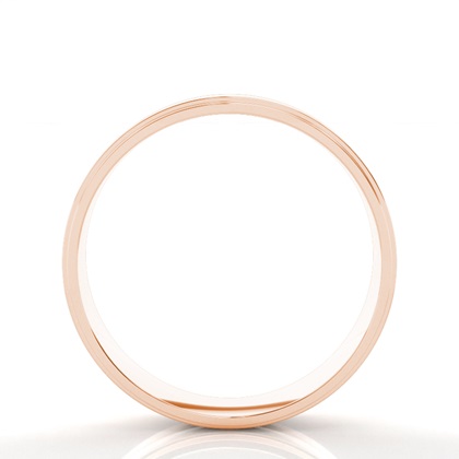 Rose Gold Men's Wedding Bands