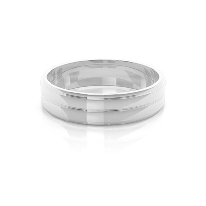 Silver Men's Wedding Bands