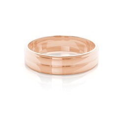 5.40mm Slight Comfort Fit Mens Plain Wedding Band