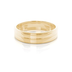 Leicht Passform Klassische ebene Hochzeitsband