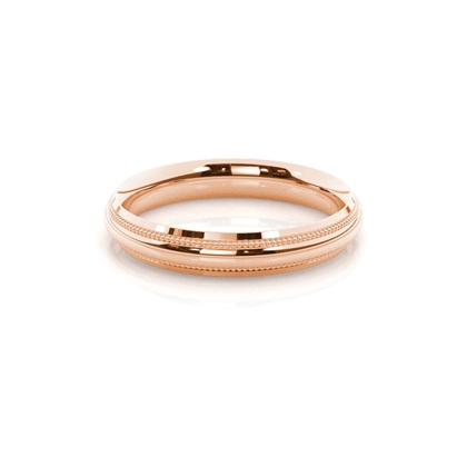Rose Gold Women's Contemporary Wedding Rings