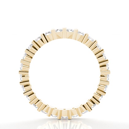Full Eternity Yellow Gold Diamond Rings