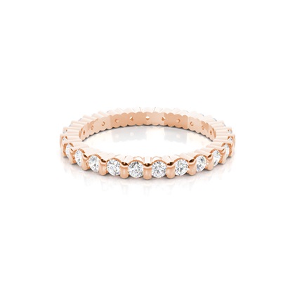 Rose Gold Eternity Diamond Rings