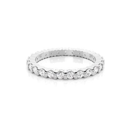 Bar Setting Full Eternity Diamond Ring