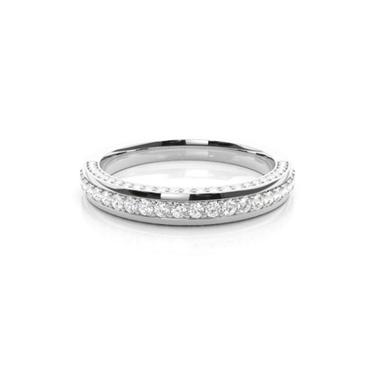 Silver Anniversary Diamond Rings