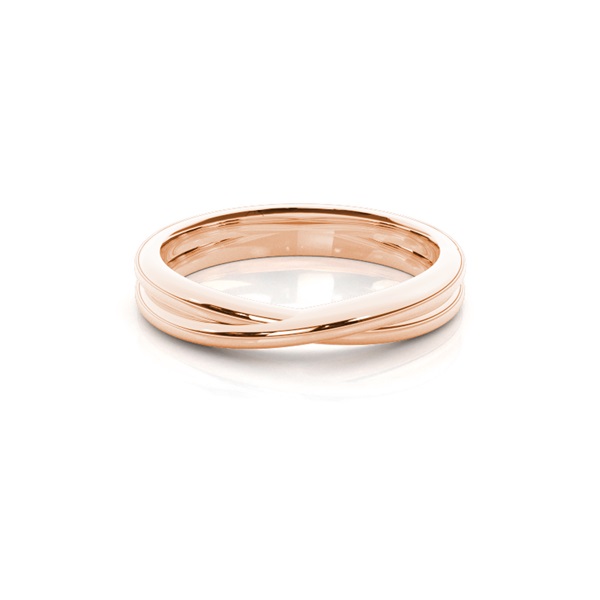 3.60mm Slight Comfort Fit Plain Shaped Wedding Band