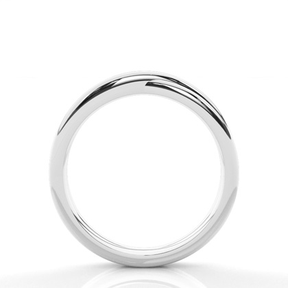 White Gold Plain Wedding Rings