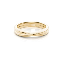 3.60mm Slight Comfort Fit Plain Shaped Wedding Band