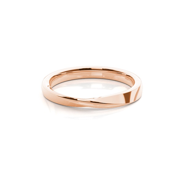 2.20mm Slight Comfort Fit Plain Shaped Wedding Band