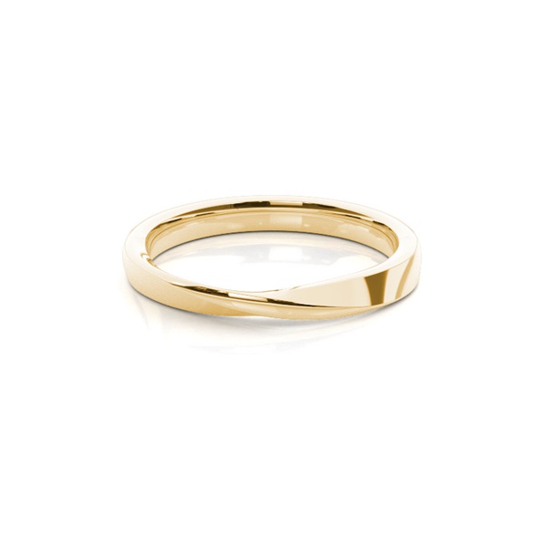 2.20mm Slight Comfort Fit Plain Shaped Wedding Band