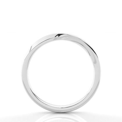 White Gold Plain Wedding Rings