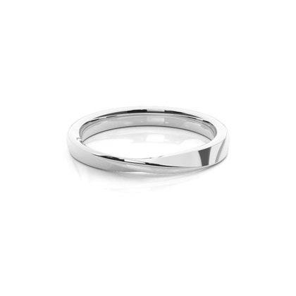 2.20mm Slight Comfort Fit Plain Shaped Wedding Band