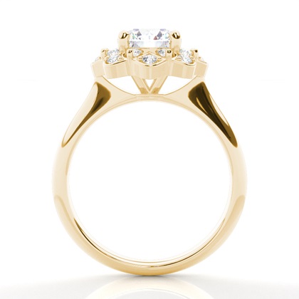 Yellow Gold Diamond Engagement Rings